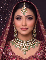 Rivanya Necklace Set-Mint Green