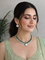 Sravya Necklace Set-Green