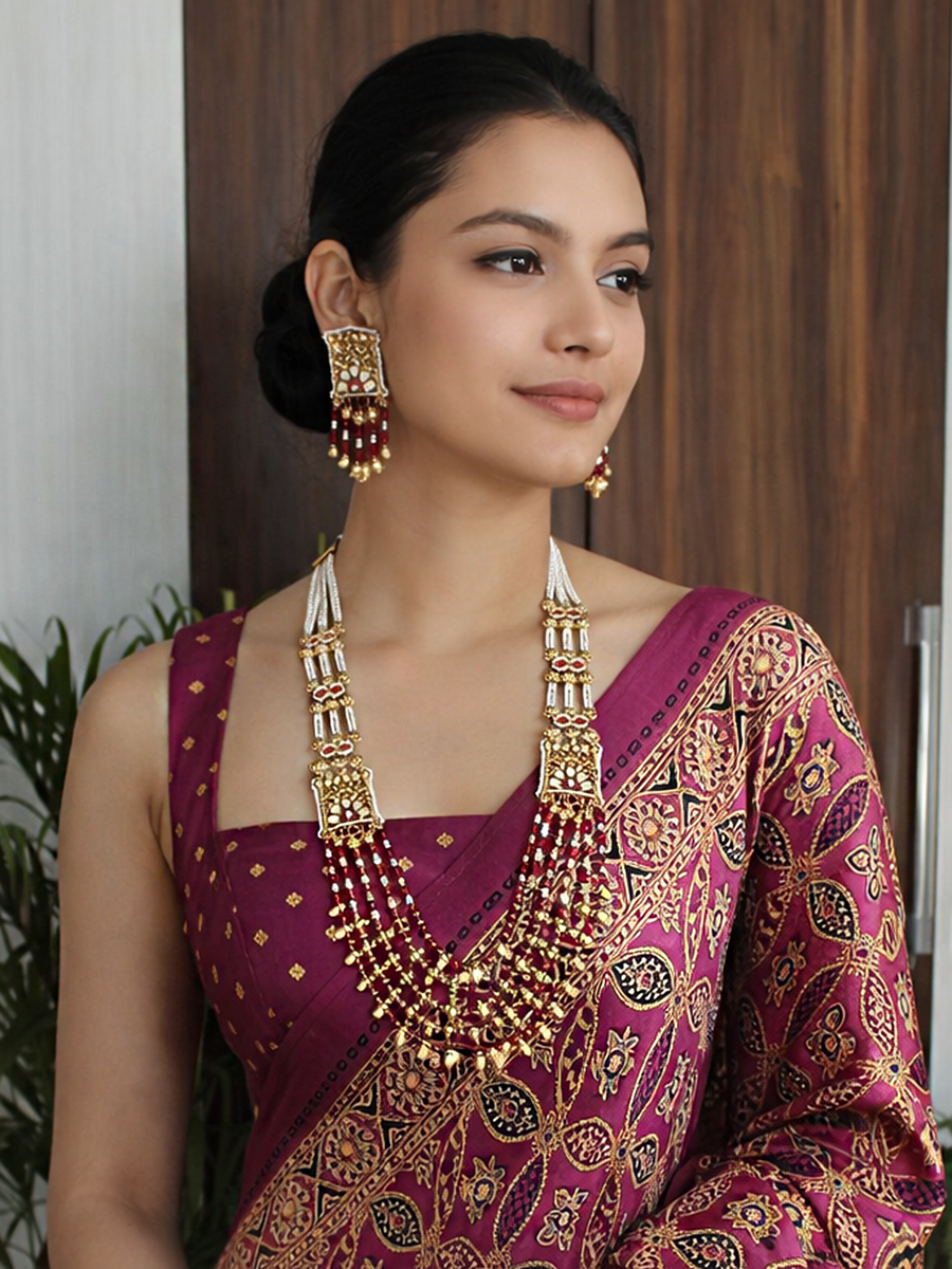 Malini Long Necklace Set