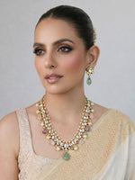 Utkarsha Necklace Set-Multicolor