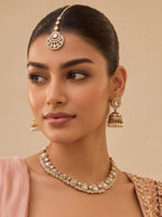 Lavika necklace set- White 