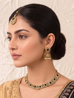 Lavika necklace set- Black