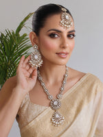 Pranita Long Necklace Set-Gold