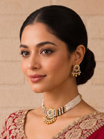 Sharvani Necklace Set-Multicolor