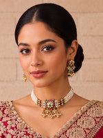 Kashika Necklace Set-Multicolor