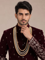 Harshit Groom Necklace- Pearl
