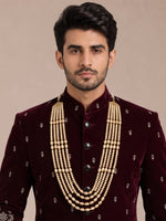 Anshul Groom Necklace-Antique Gold