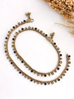 Ramsha Anklet Payal- Blue