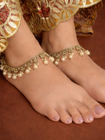 Rubina Anklet Payal- Golden