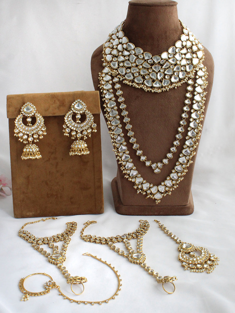 Kavya Bridal Set-Gold