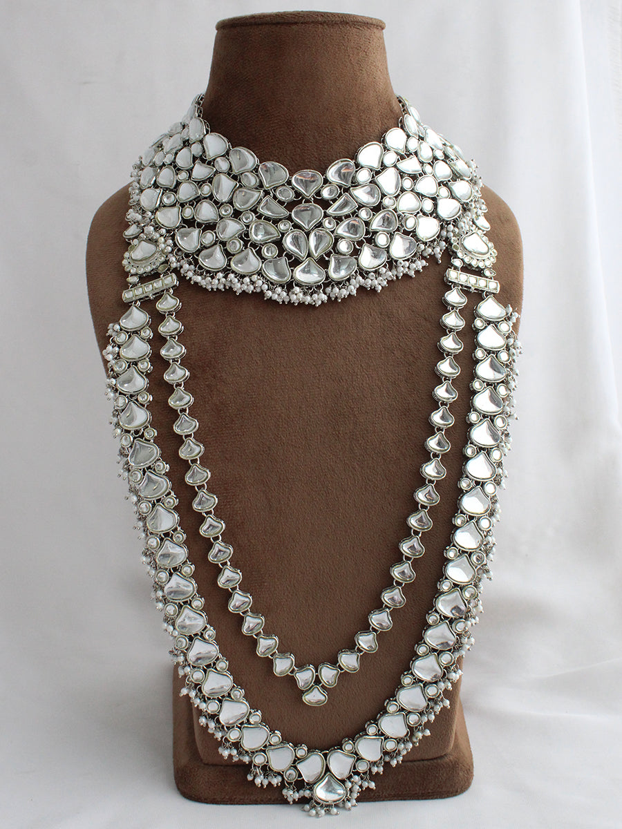 Kavya Bridal Set-Silver