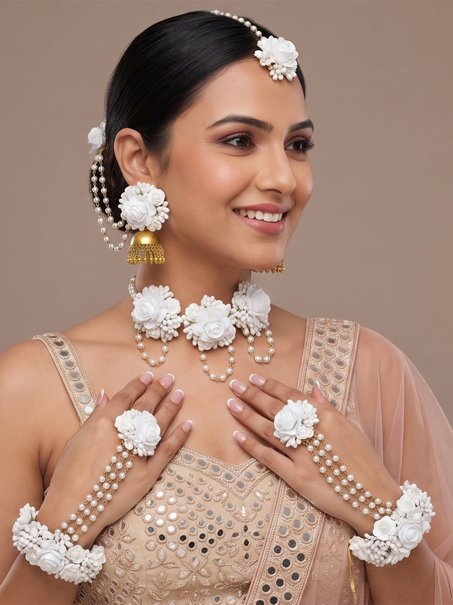 Kiara Floral Bridal Set