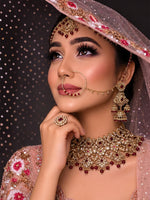 Kiara Bridal Set-Maroon