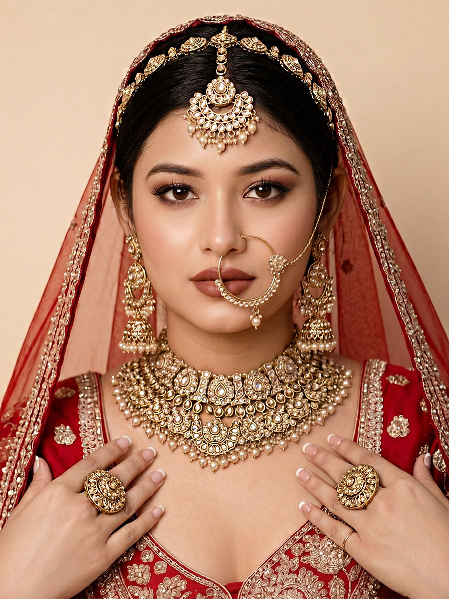 Kamya Bridal Set-Gold