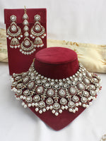 Anaya Bridal Set-Maroon