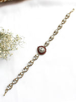 Anaya Bridal Set-Maroon