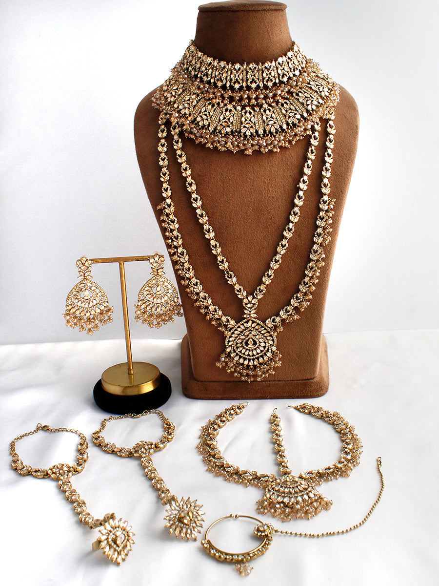 Kanvika Bridal Set-Gold