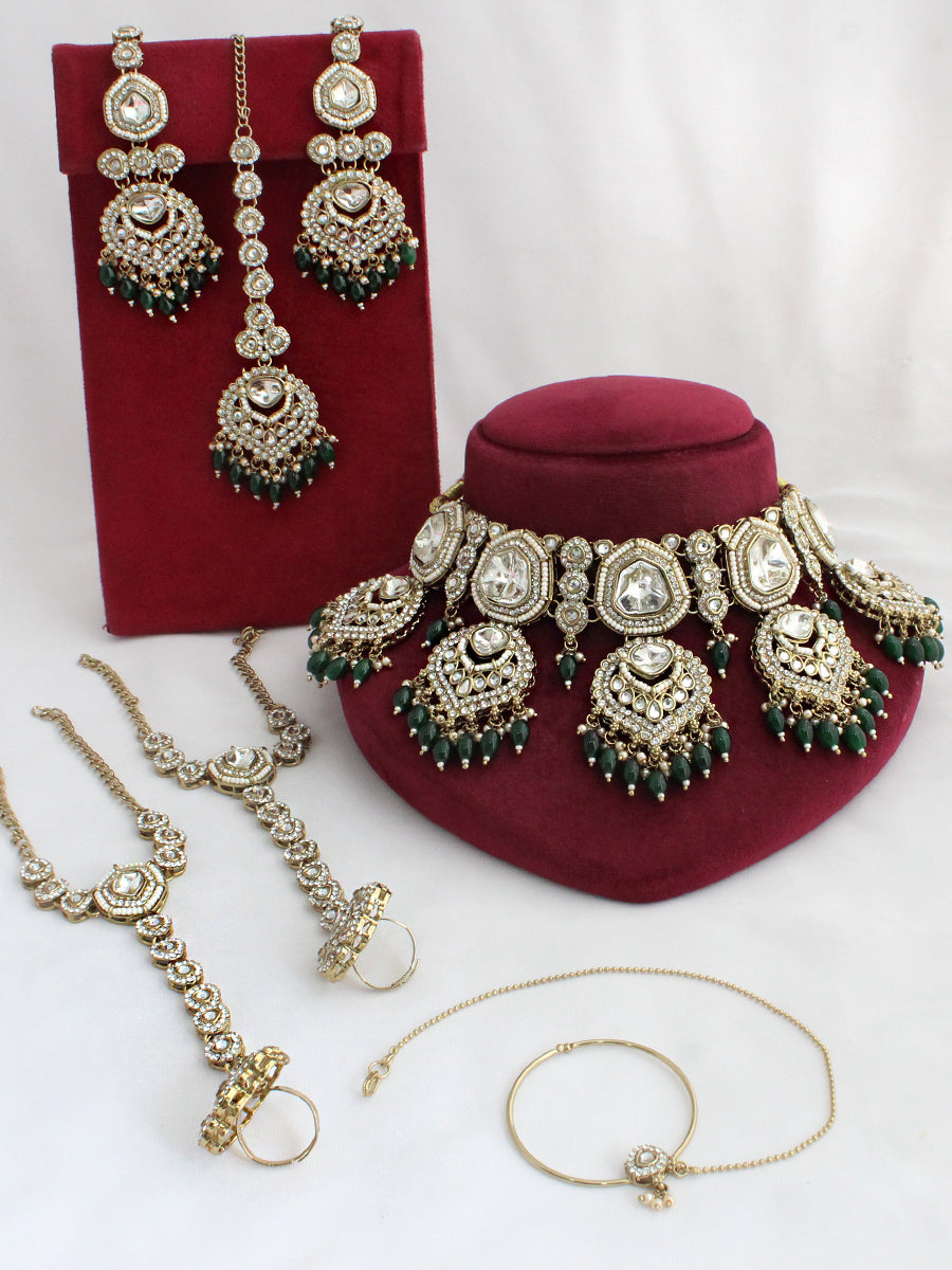 Shairy Bridal Set-Green