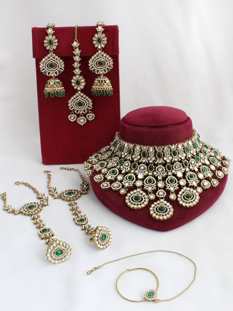 Antra Bridal Set-Green