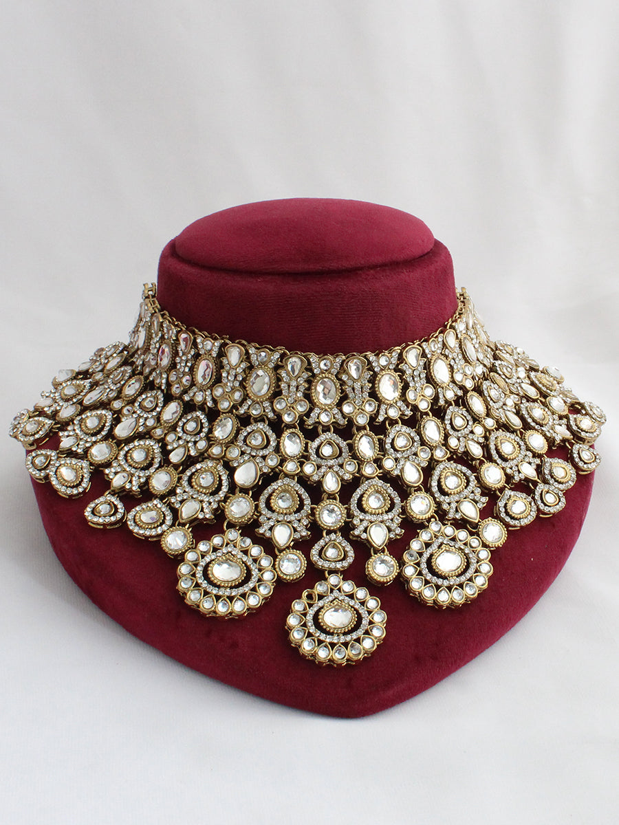 Antra Bridal Set-White