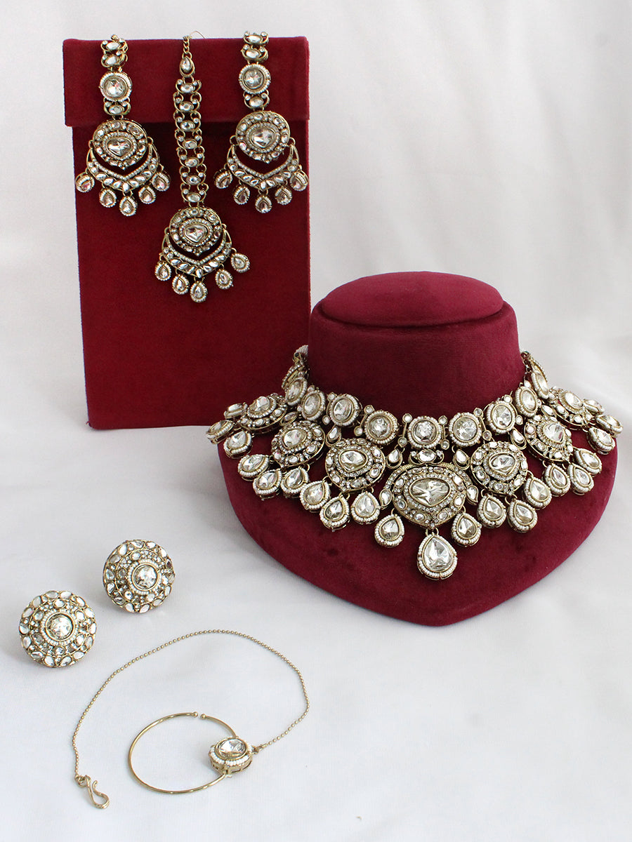 Avisha Bridal Set-White