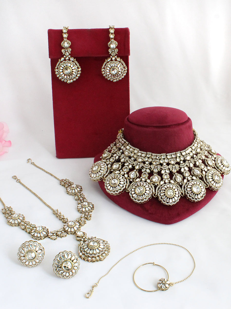 Pranika Bridal Set-White