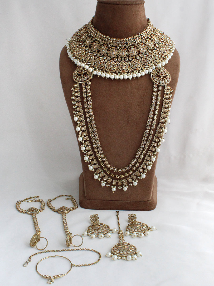 Mahira Bridal Set-Gold