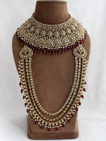 Mahira Bridal Set-Maroon
