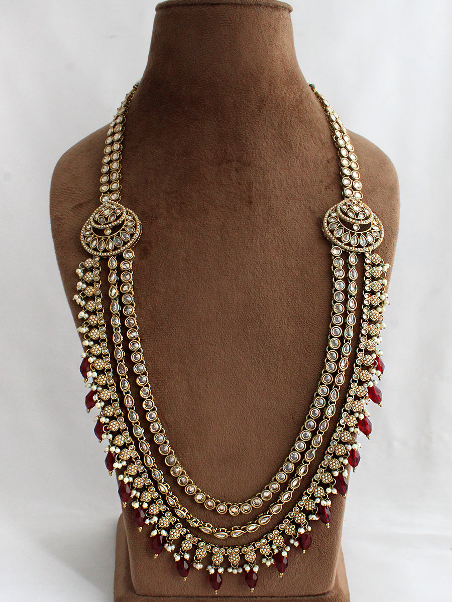 Mahira Bridal Set-Maroon