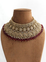 Mahira Bridal Set-Maroon
