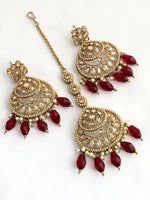 Mahira Bridal Set-Maroon