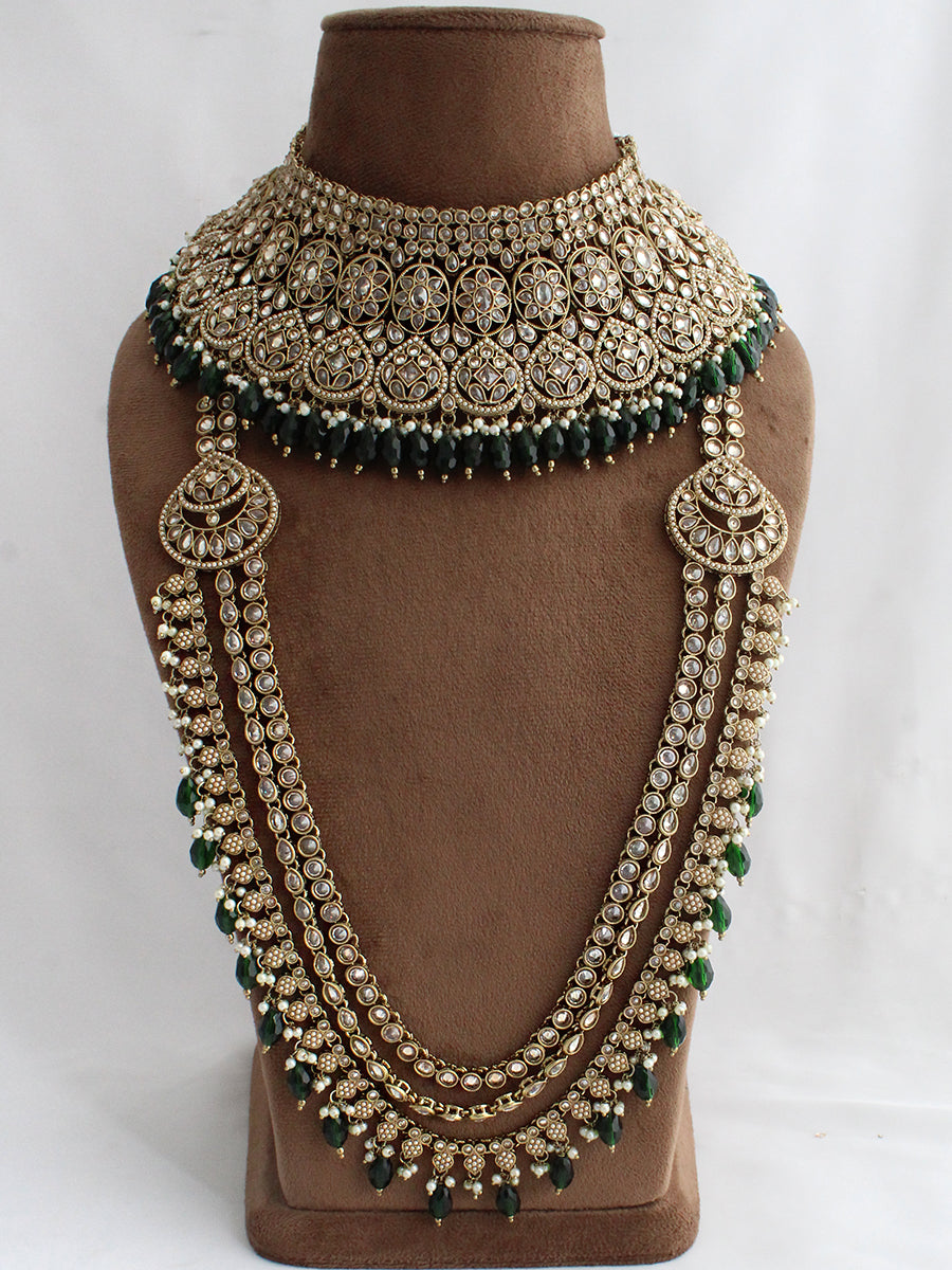 Mahira Bridal Set-Green