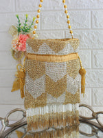 Tanvi Potli Bag-Antique Gold