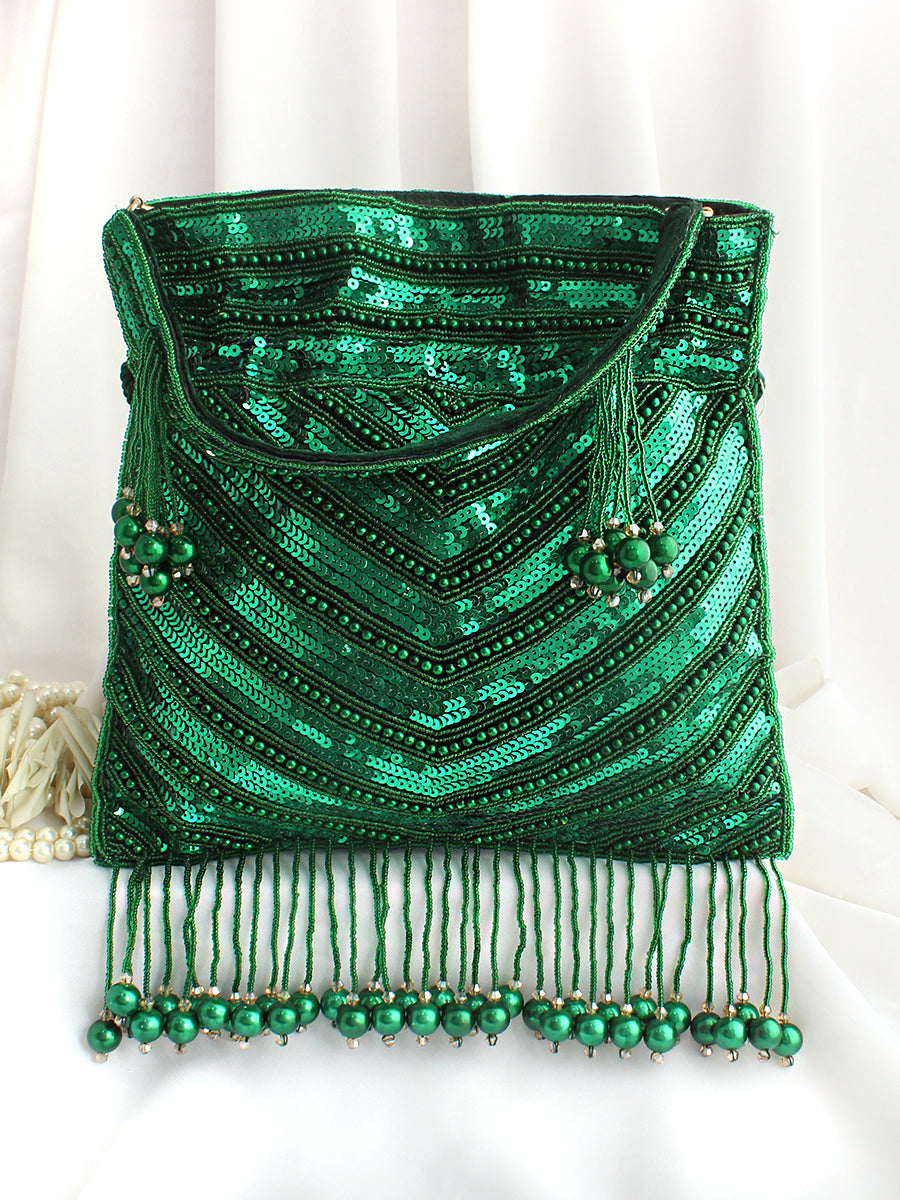 Amyra Potli Bag-Green