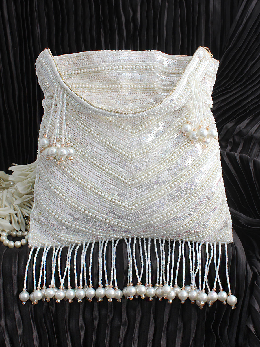 Amyra Potli Bag-Ivory