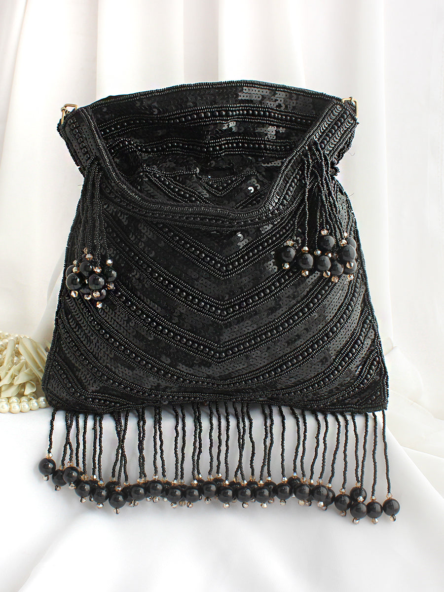 Amyra Potli Bag-Black