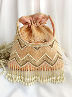 Somya Potli Bag-Peach