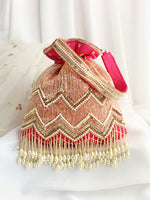 Somya Potli Bag-Hot Pink