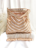 Amyra Potli Bag-Rose Gold
