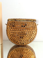 Nigaar Mini Clutch Bag-Gold