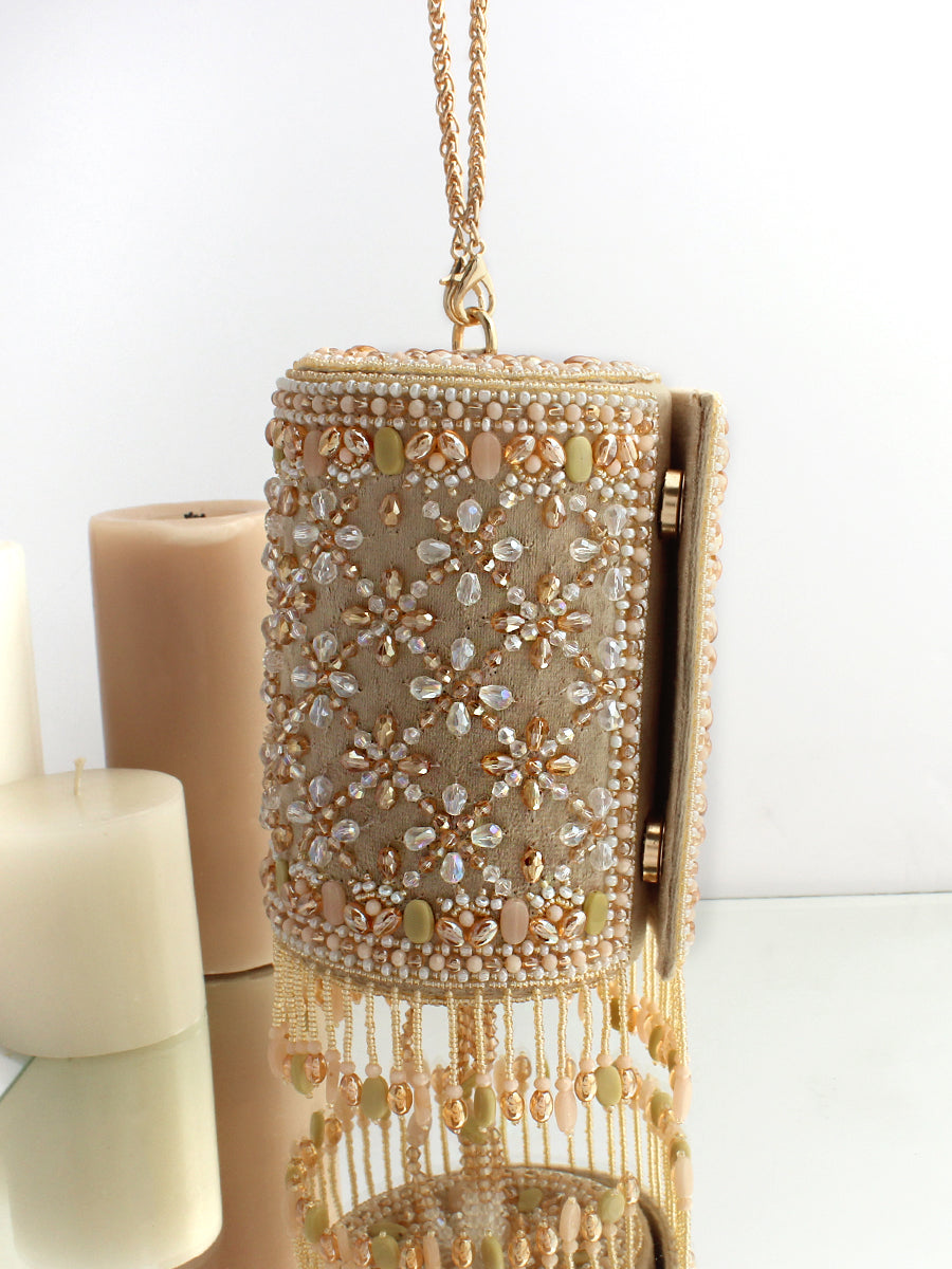 Sameera Clutch Bag-Gold