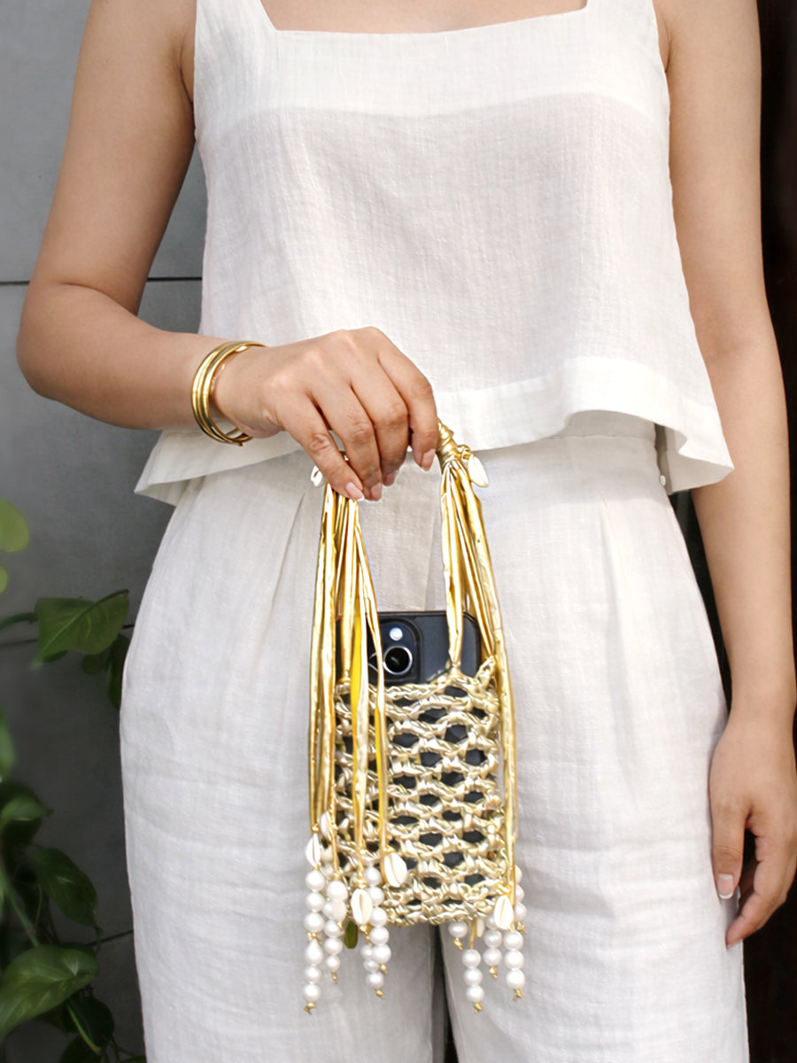 Alina Crochet Mobile Bag