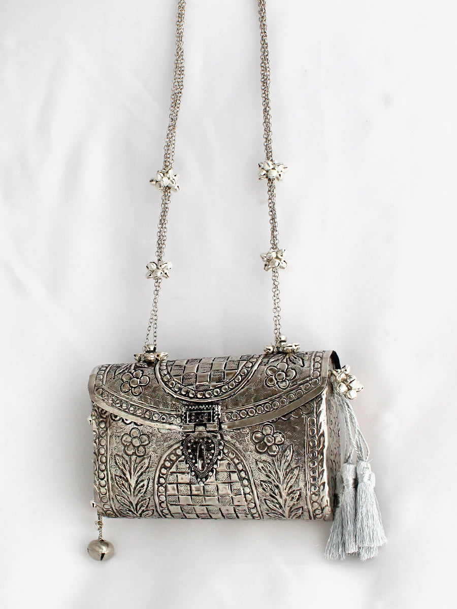 Takshvi Bag-Silver