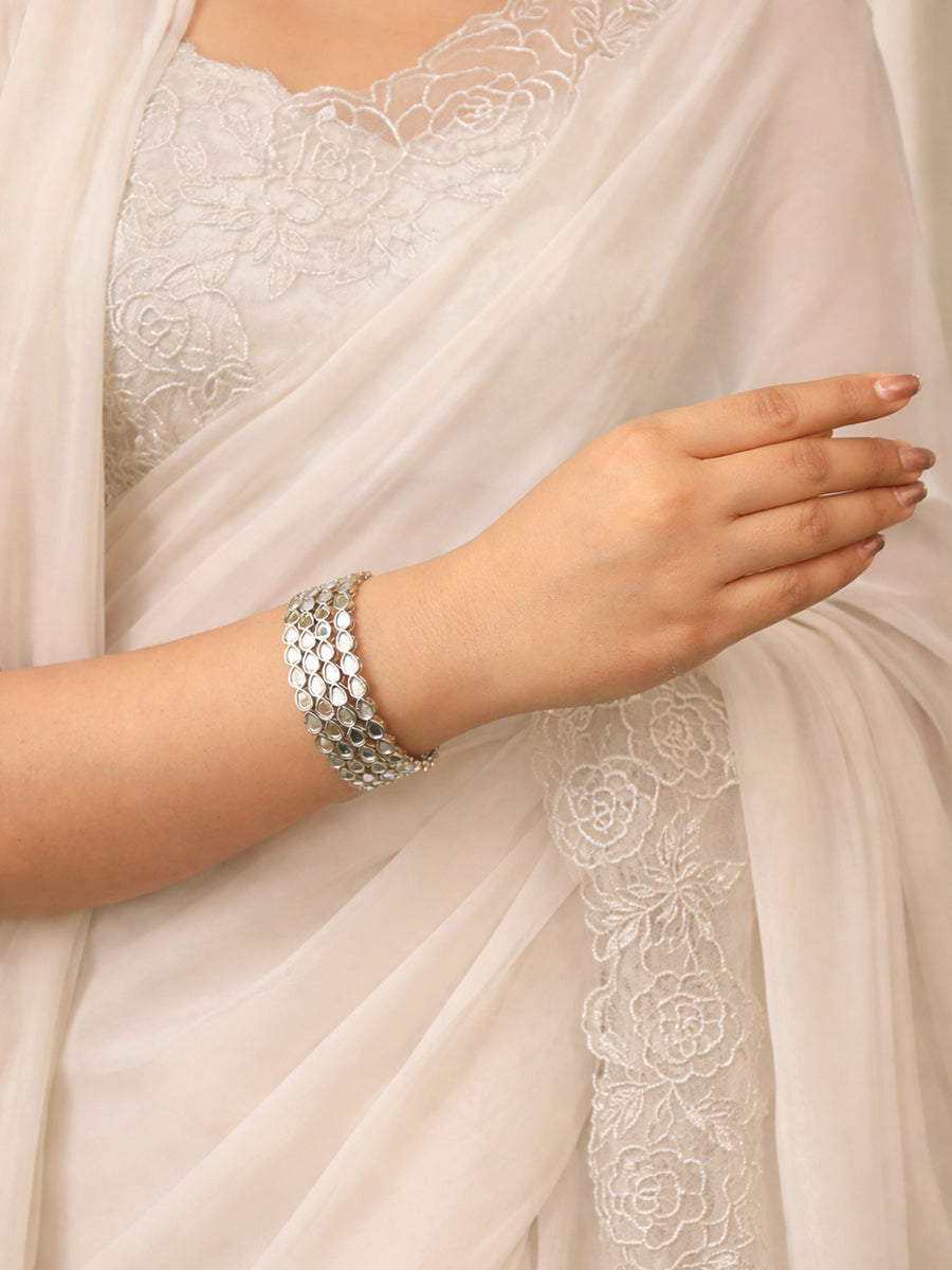 Sujaya Mirror Bangle Set  Pakistani Style Wedding Bangles for NRI Brides