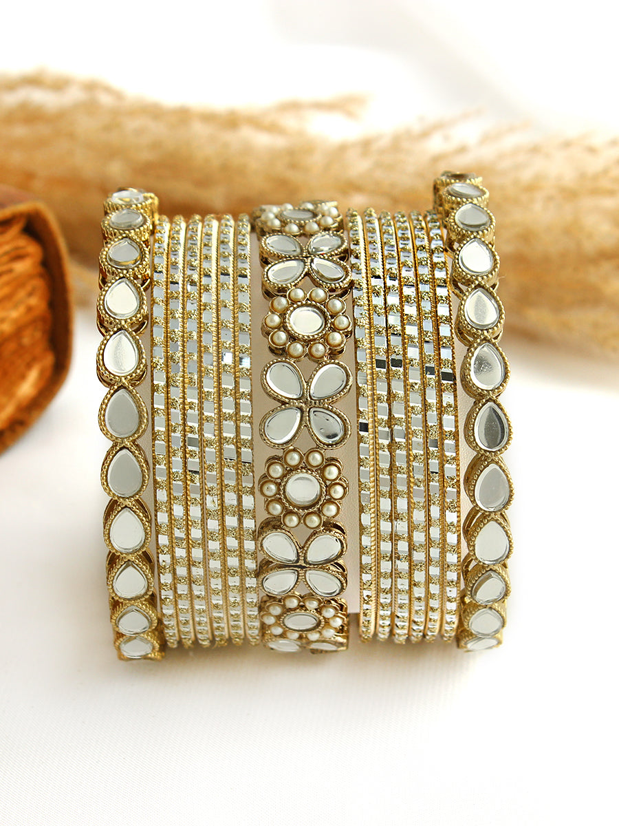 Naaz Mirror Bangle Set / Stack