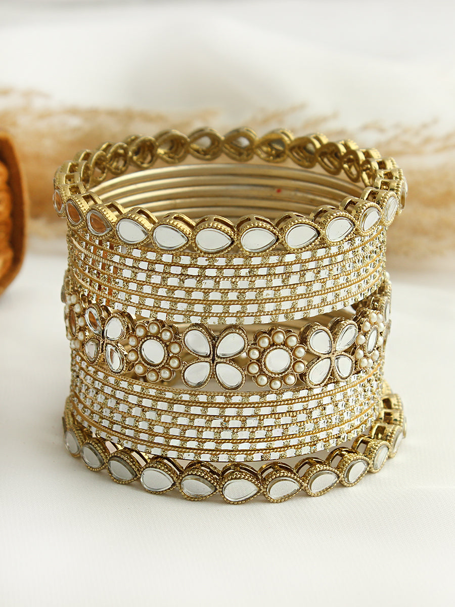 Naaz Mirror Bangle Set / Stack