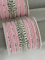 Rasha Bangle Set / Stack-Pastel Pink