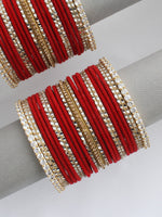 Artika Bangle Set / Stack-Red
