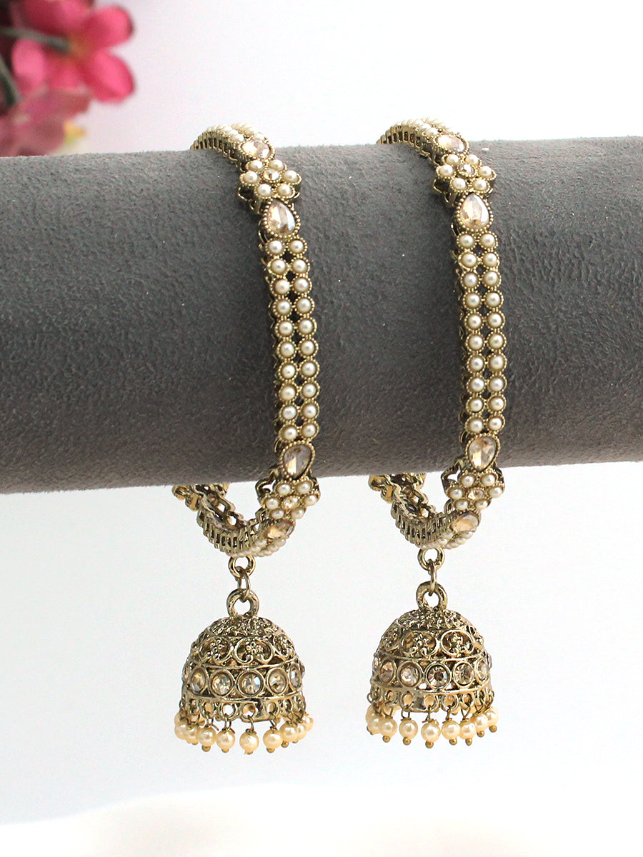 Mehar Jhumki Bangle  - Gold