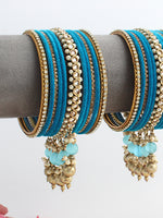 Hala Bangle Set / Stack-Turquoise